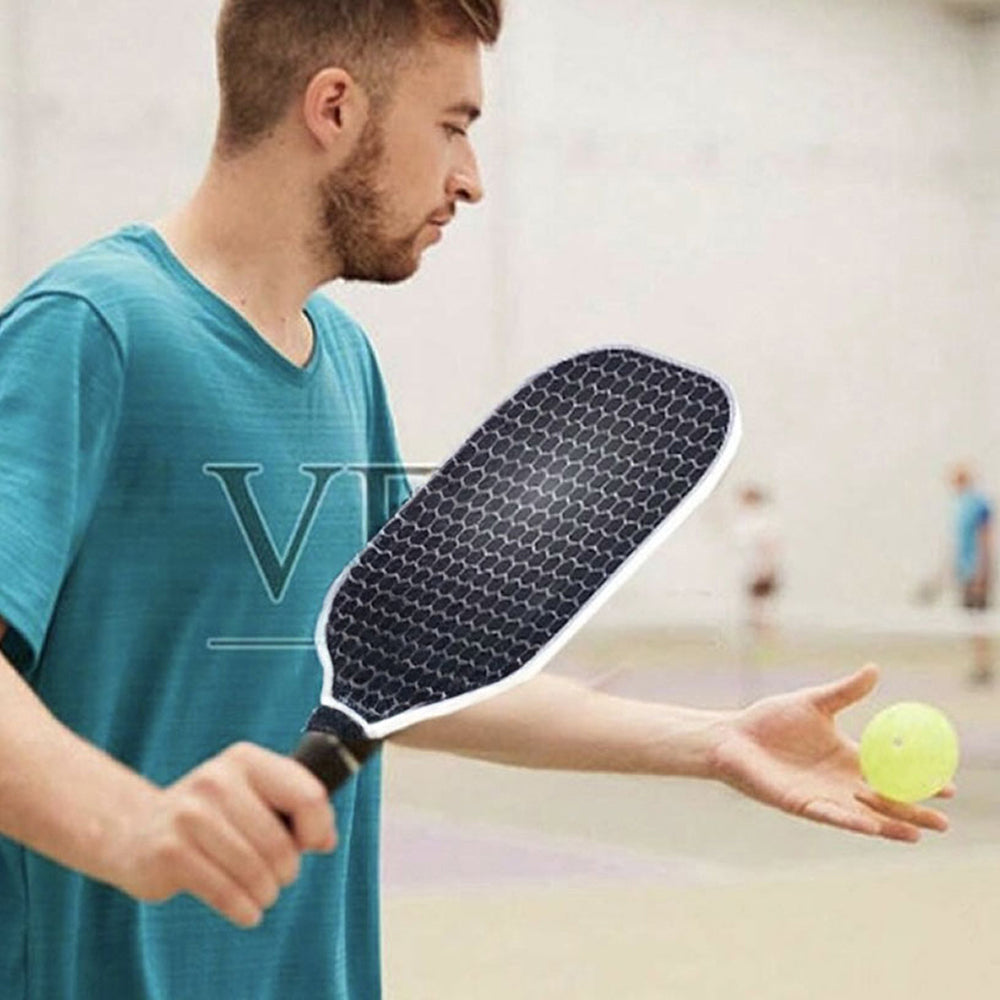 Carbon Fiber Face Pickleball Paddle — Honeycomb Core, Spin & Power