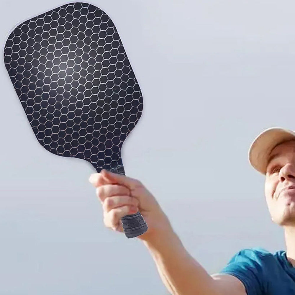 Carbon Fiber Face Pickleball Paddle — Honeycomb Core, Spin & Power