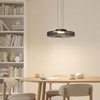 LumenNova Dynamic Pendant Light In Amber Glass For Kitchen