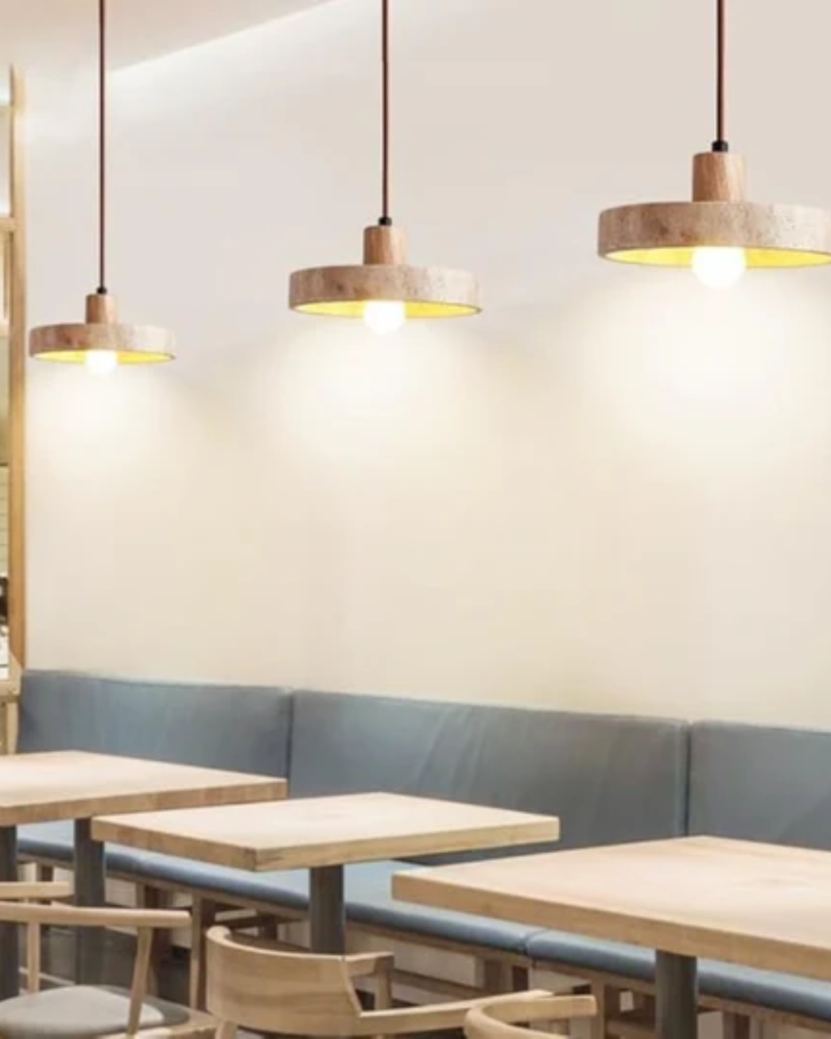 Travertine-Style Pendant Ceiling Light for Modern Kitchens
