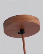 Tavelle | Pendant Light With Wavy Ceramic Shade for Japandi Bedside Glow