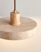 Travertine-Style Pendant Ceiling Light for Modern Kitchens