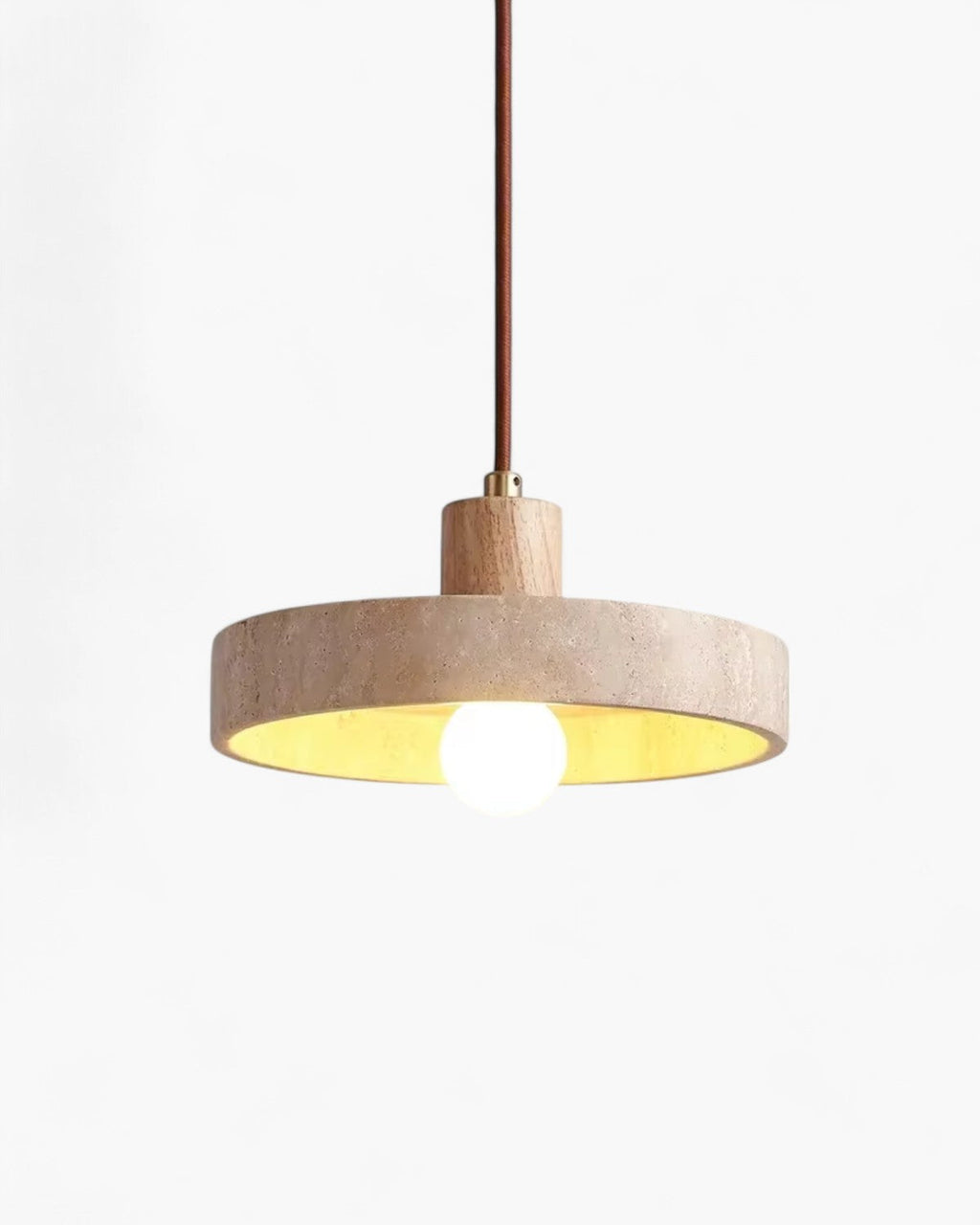 Travertine-Style Pendant Ceiling Light for Modern Kitchens