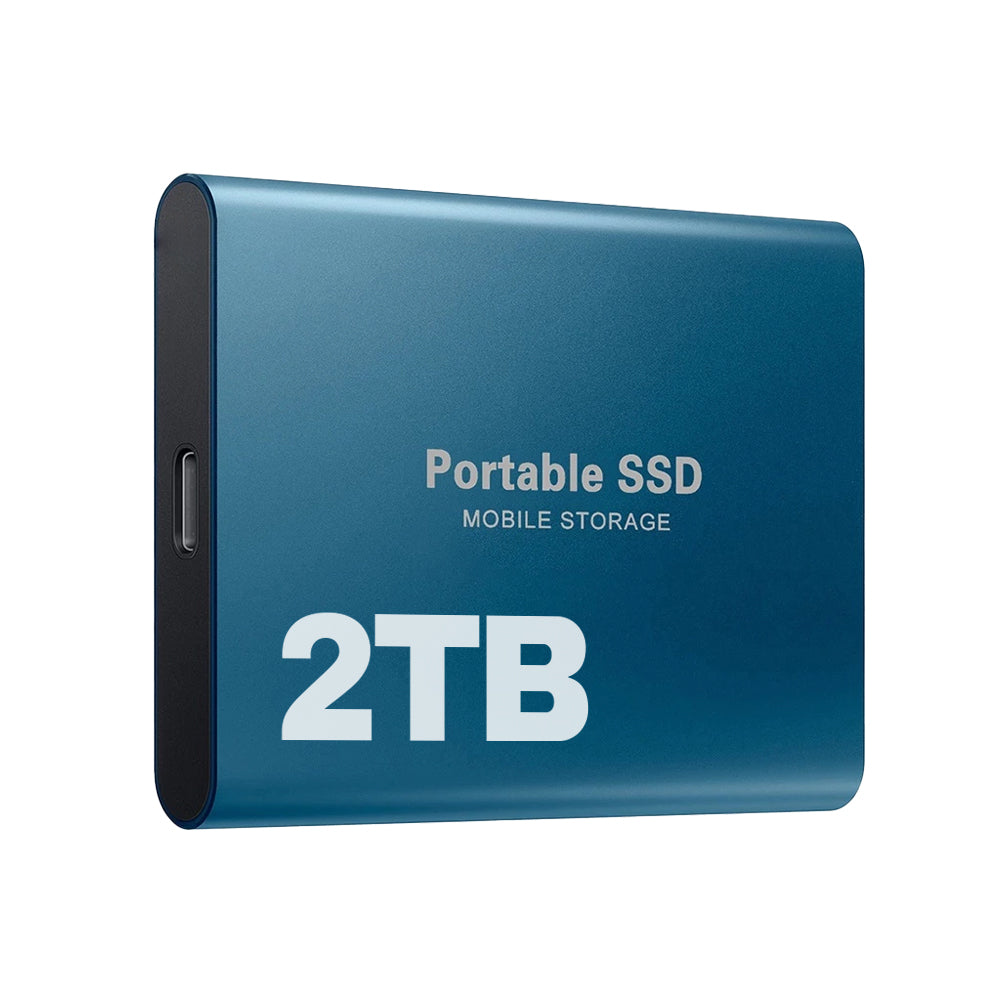 Bærbar ekstern SSD — USB-C-lagring med 1050 MB/s overføringshastighet