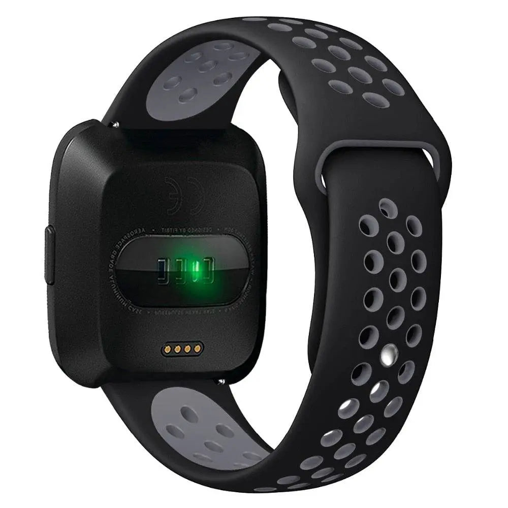 Fitbit Versa 2 Silicone Wristband — Adjustable, Moisture-Resistant