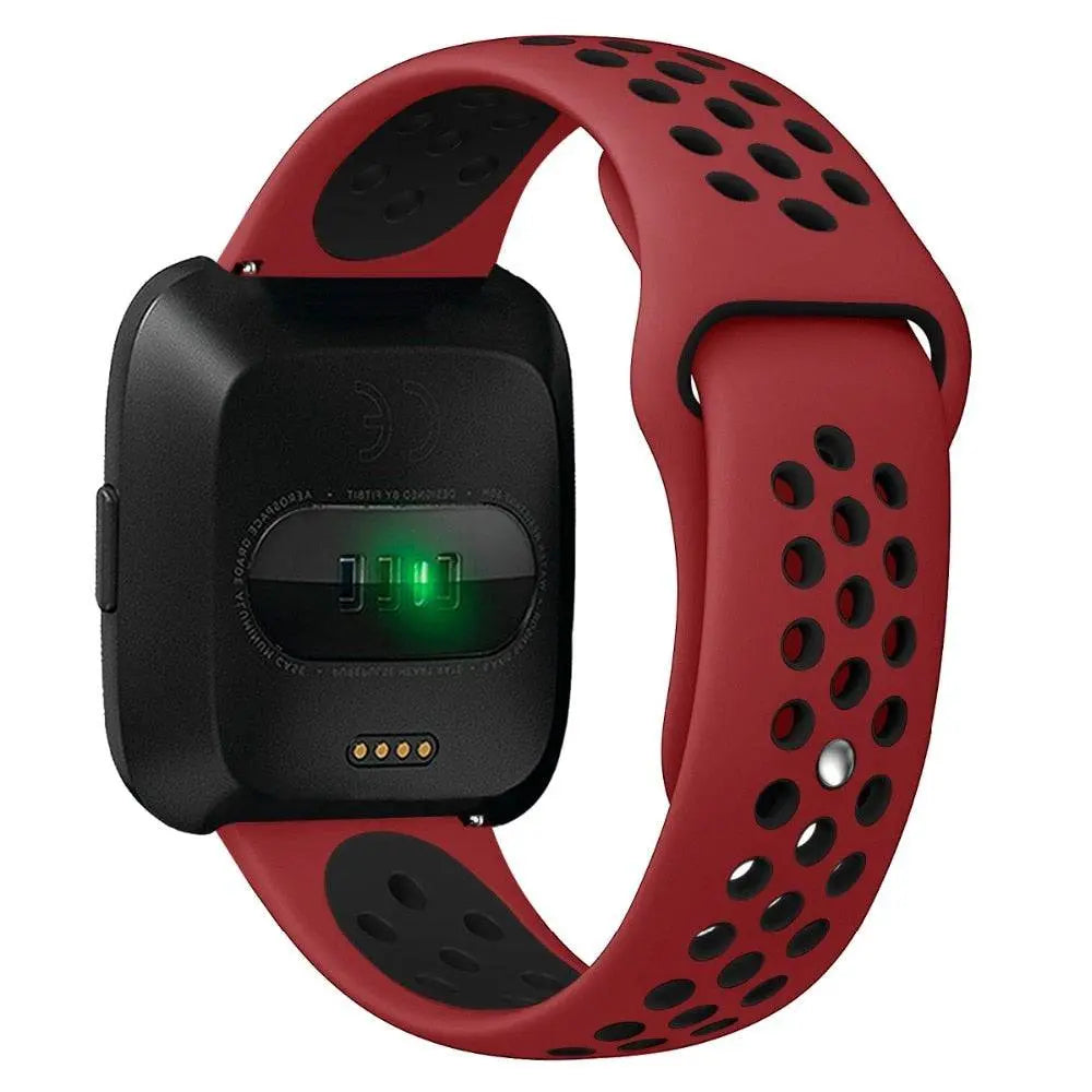 Fitbit Versa 2 Silicone Wristband — Adjustable, Moisture-Resistant