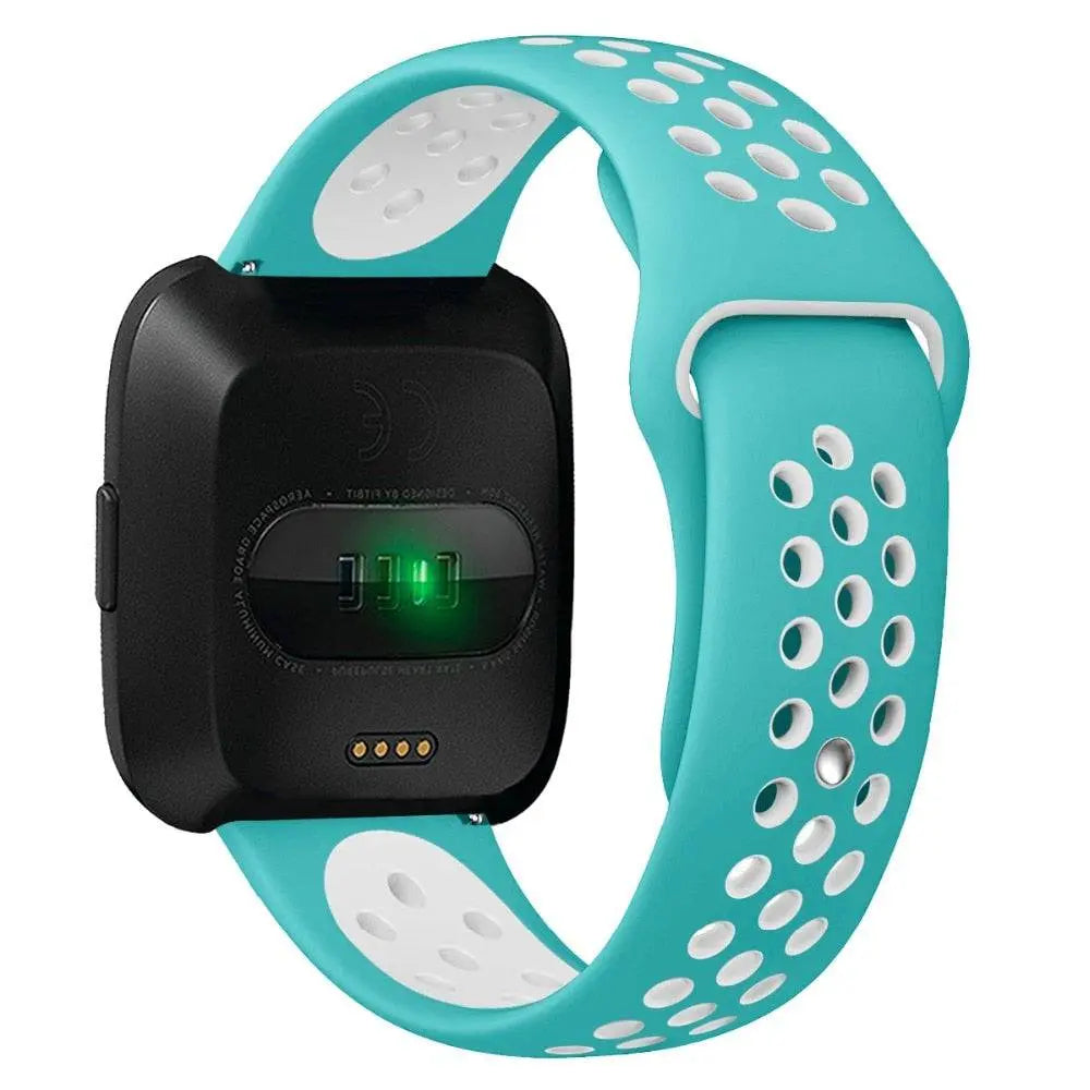 Fitbit Versa 2 Silicone Wristband — Adjustable, Moisture-Resistant