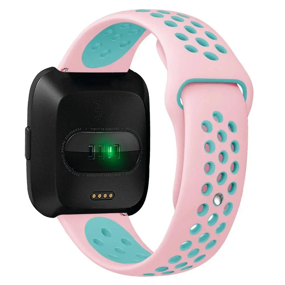 Fitbit Versa 2 Silicone Wristband — Adjustable, Moisture-Resistant