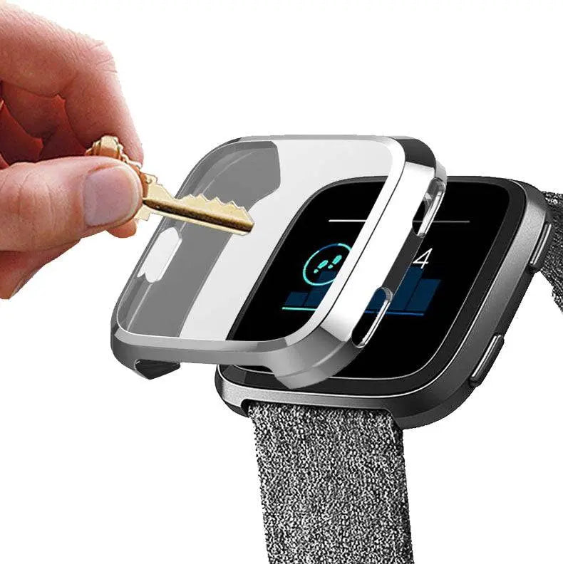 Fitbit Versa 2 Clear TPU Snap Case — Full-Body Screen Shield