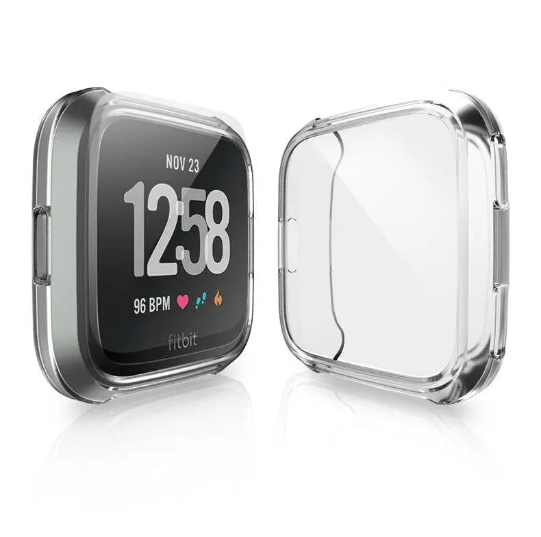 Fitbit Versa 2 Clear TPU Snap Case — Full-Body Screen Shield