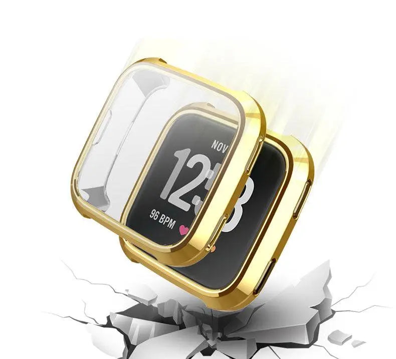 Fitbit Versa 2 Clear TPU Snap Case — Full-Body Screen Shield