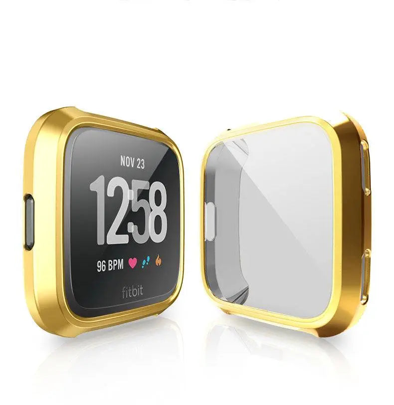 Fitbit Versa 2 Clear TPU Snap Case — Full-Body Screen Shield