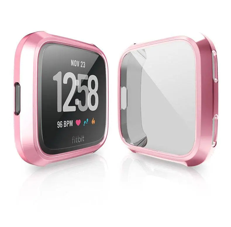 Fitbit Versa 2 Clear TPU Snap Case — Full-Body Screen Shield