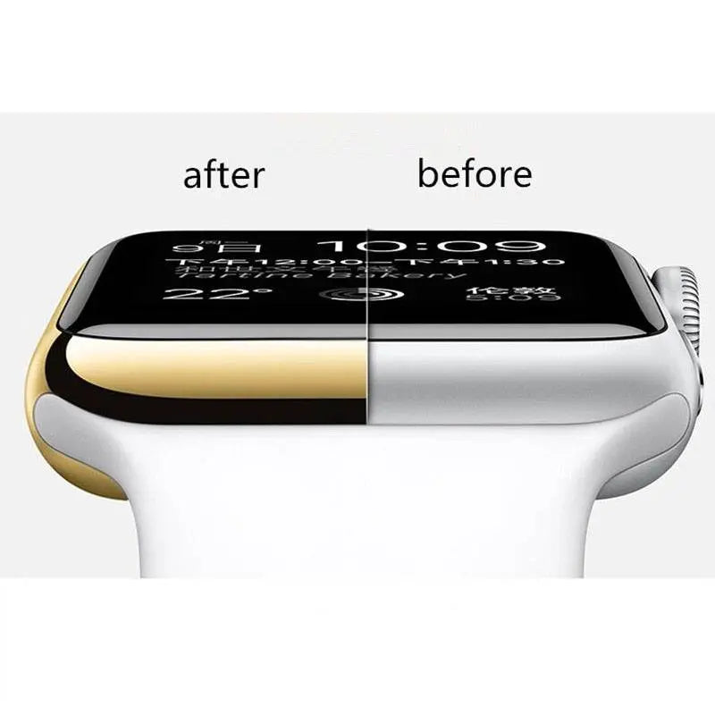 Apple Watch Series 5 tok, 40 mm/44 mm — Polikarbonát, edzett üveg