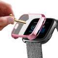 Fitbit Versa 2 Clear TPU Snap Case — Full-Body Screen Shield