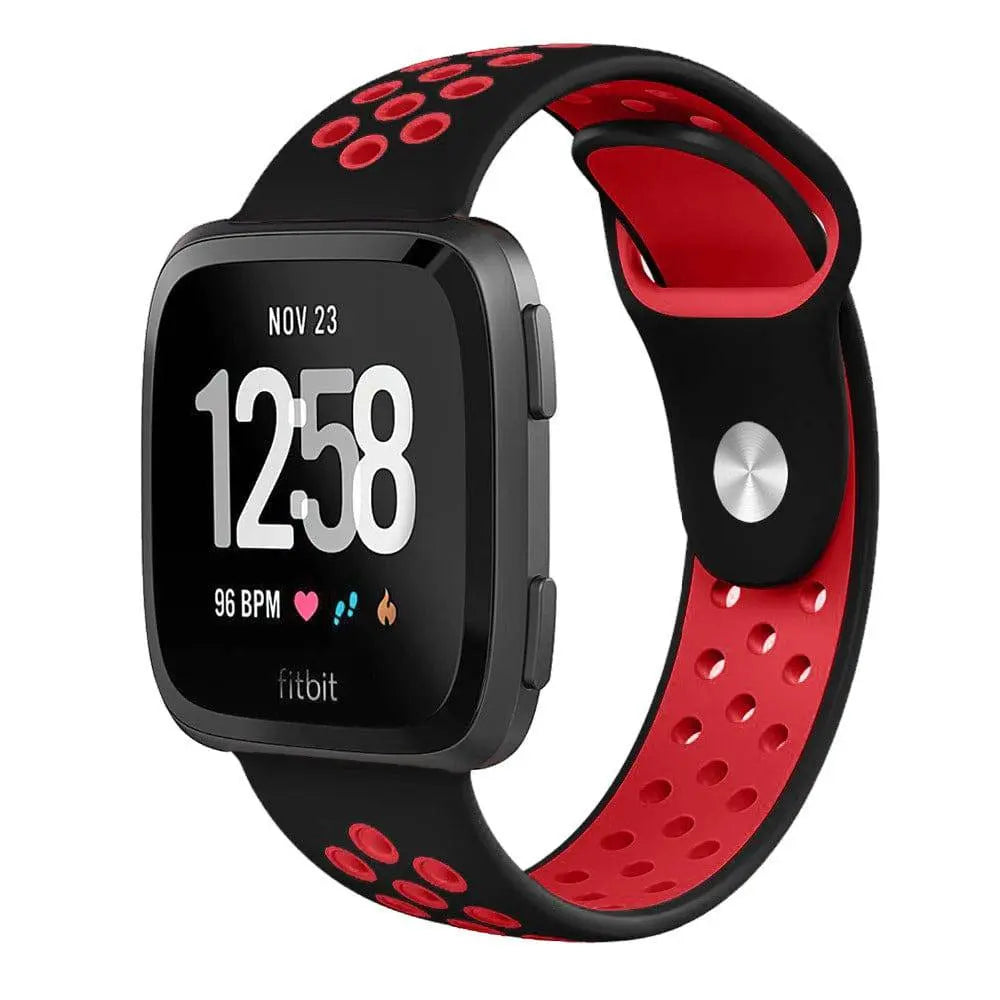 Fitbit Versa 2 Silicone Wristband — Adjustable, Moisture-Resistant