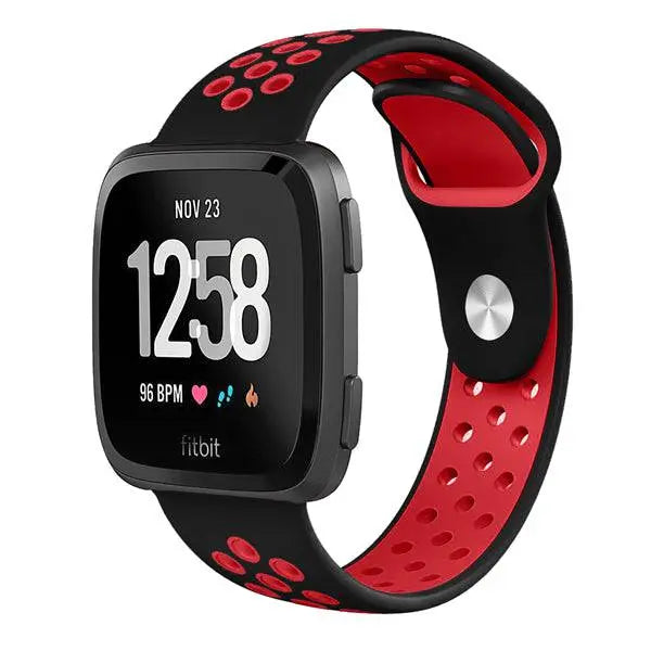 Fitbit Versa 2 Silicone Wristband — Adjustable, Moisture-Resistant