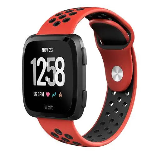 Fitbit Versa 2 Silicone Wristband — Adjustable, Moisture-Resistant