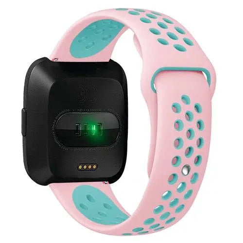 Fitbit Versa 2 Silicone Wristband — Adjustable, Moisture-Resistant