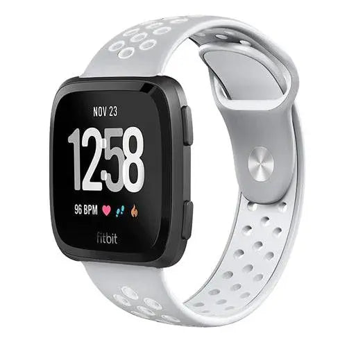 Fitbit Versa 2 Silicone Wristband — Adjustable, Moisture-Resistant