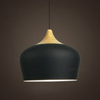 Soft Pastel Palette Pendant Lights in Metal & Wood