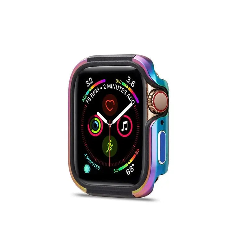 حافظة ألومنيوم تغطي ساعة Apple Watch Series 4 و5 بالكامل، بمقاس 40mm أو 44mm