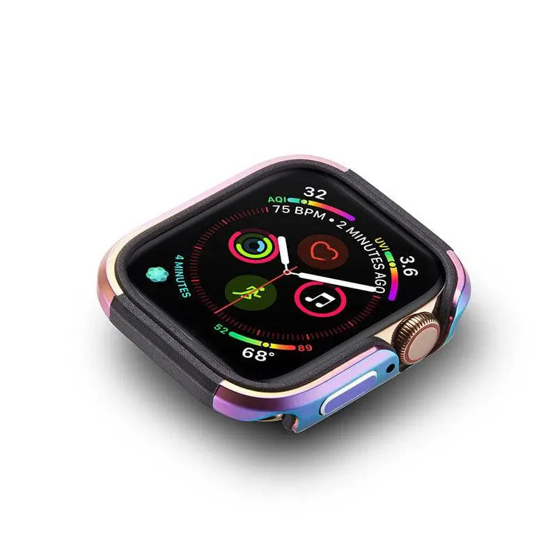 حافظة ألومنيوم تغطي ساعة Apple Watch Series 4 و5 بالكامل، بمقاس 40mm أو 44mm