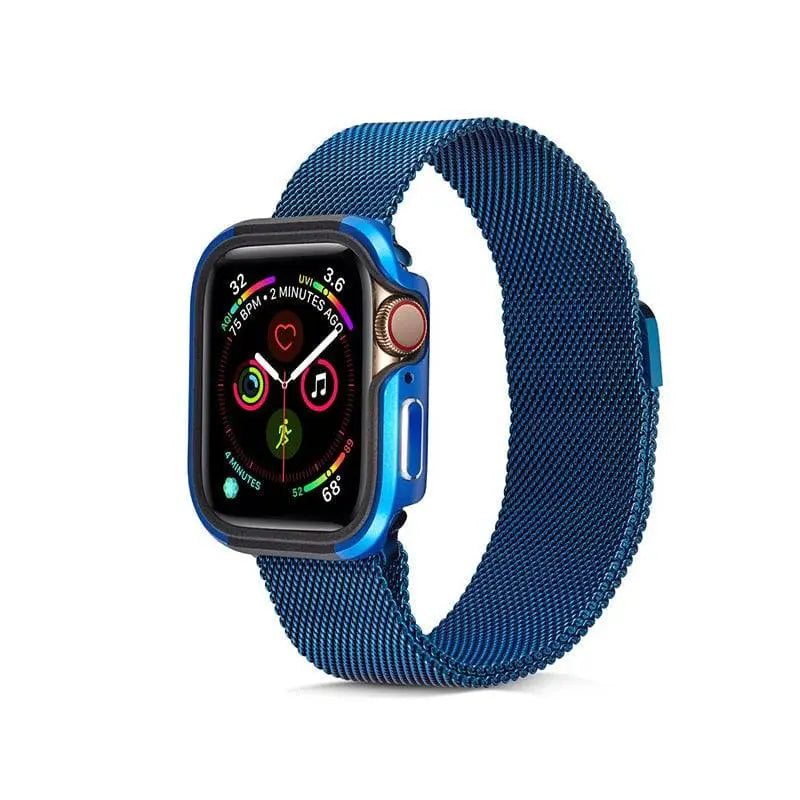 حافظة ألومنيوم تغطي ساعة Apple Watch Series 4 و5 بالكامل، بمقاس 40mm أو 44mm