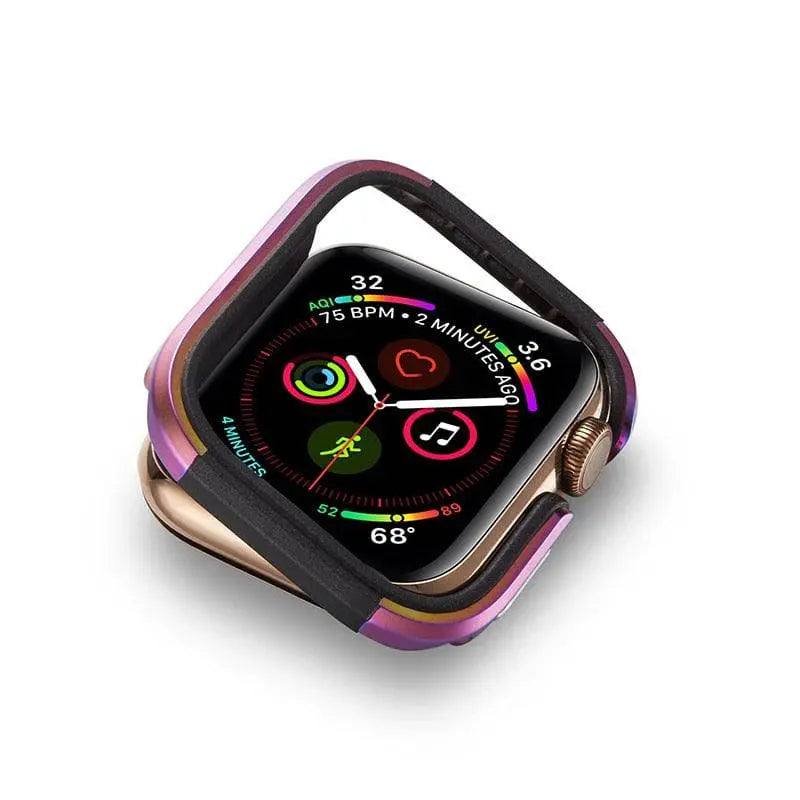 حافظة ألومنيوم تغطي ساعة Apple Watch Series 4 و5 بالكامل، بمقاس 40mm أو 44mm