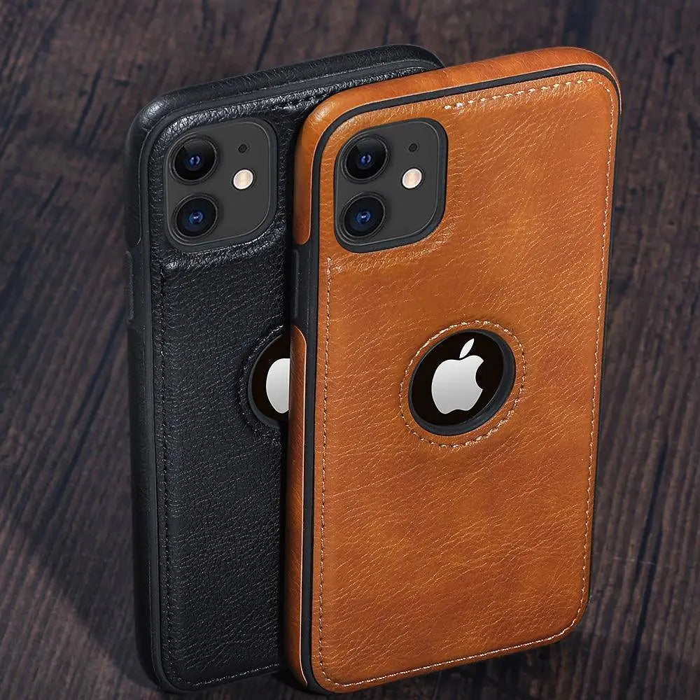 レザー製フィット iPhone 11 / 11 Pro / 11 Pro Max シェル - エッジガード