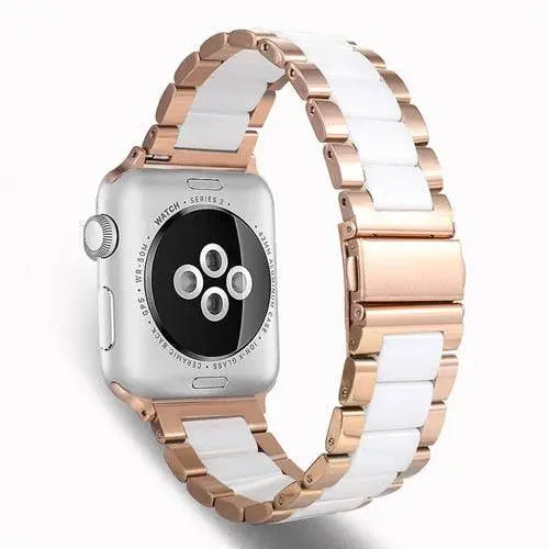 Correa de metal y cerámica para Apple Watch — Series 10/11/12, Ultra 49mm