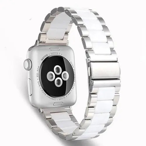 Correa de metal y cerámica para Apple Watch — Series 10/11/12, Ultra 49mm