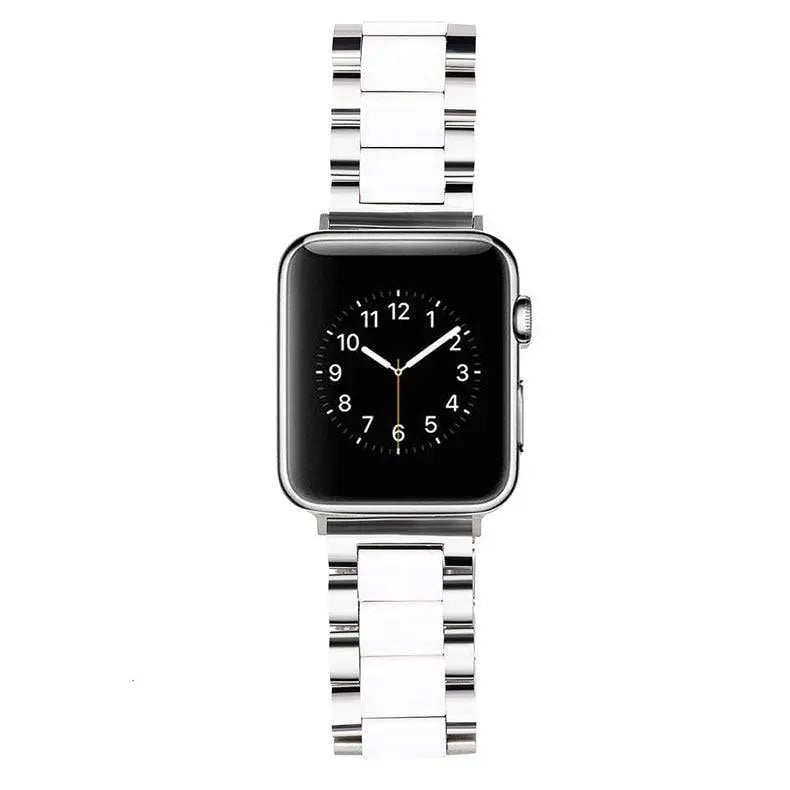 Correa de metal y cerámica para Apple Watch — Series 10/11/12, Ultra 49mm