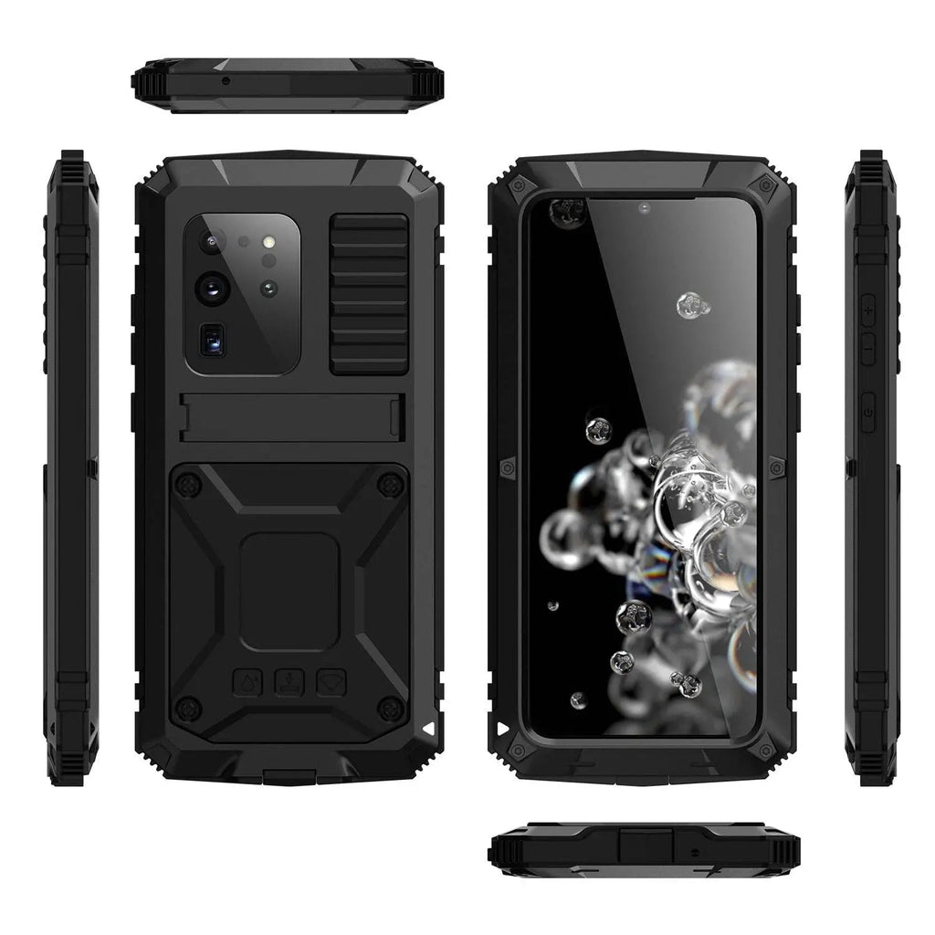 Samsung Galaxy S20 Plus/Ultra Aluminum Case, Tempered Glass