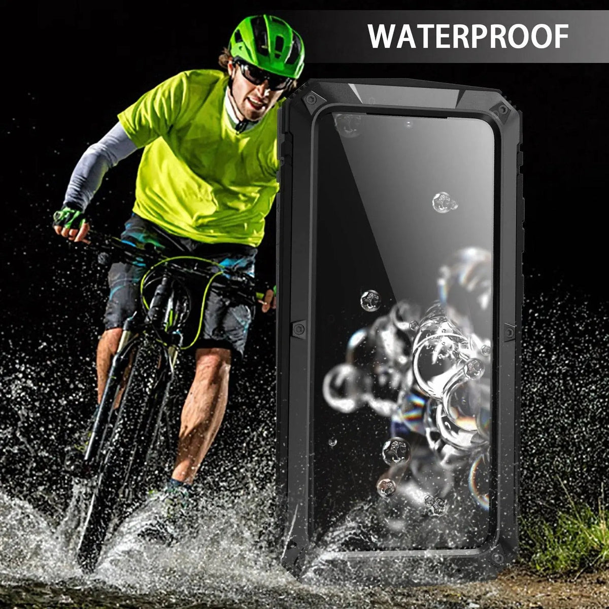 Samsung Galaxy S20 Plus/Ultra Aluminum Case, Tempered Glass