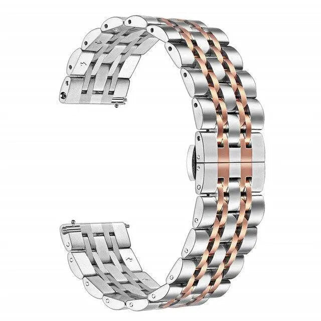 Galaxy Watch 4/5/6 Adjustable Stainless Steel Band — Secure Clasp