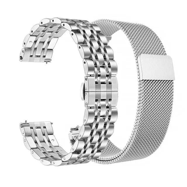 Galaxy Watch 4/5/6 Adjustable Stainless Steel Band — Secure Clasp