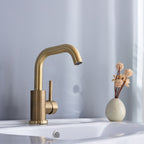 Classic Brass Single Handle Bathroom Faucet