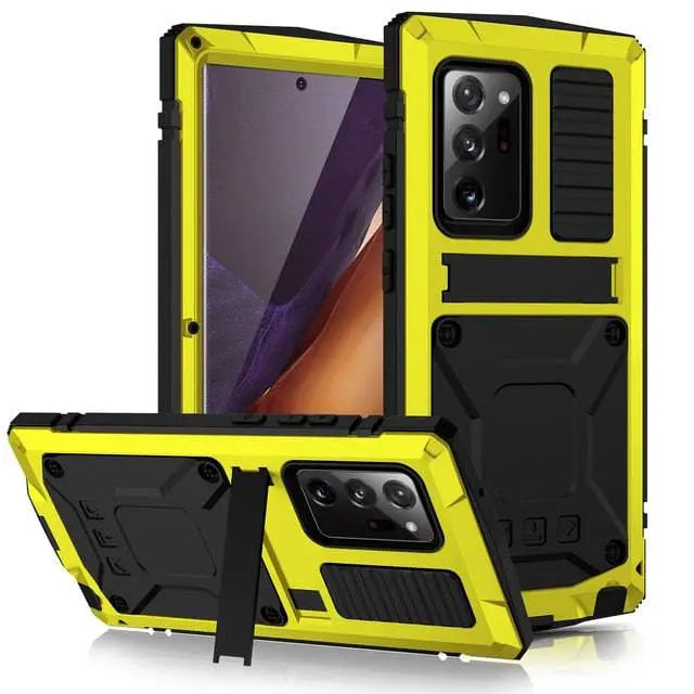 Note 20 & Note 20 Ultra Aluminum Case — Tempered Glass, Kickstand