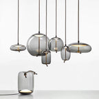 Nordic Rope & Glass Pendant Lights