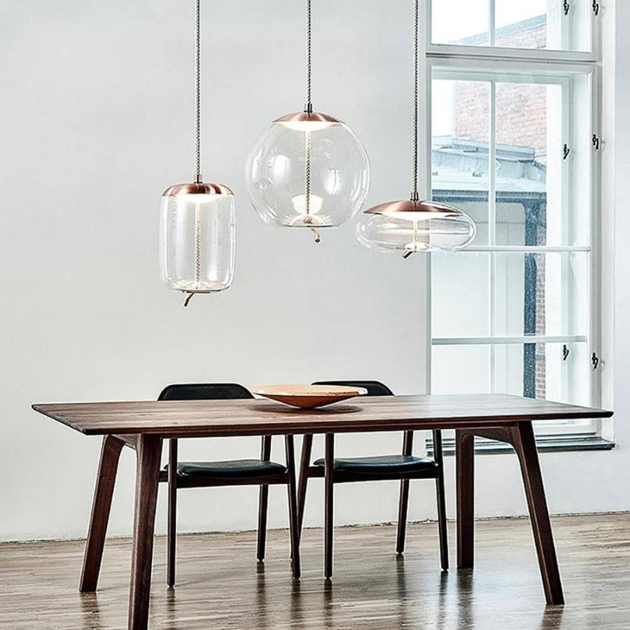 Nordic Rope & Glass Pendant Lights