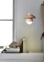 Modern Nordic wood pendant lamp