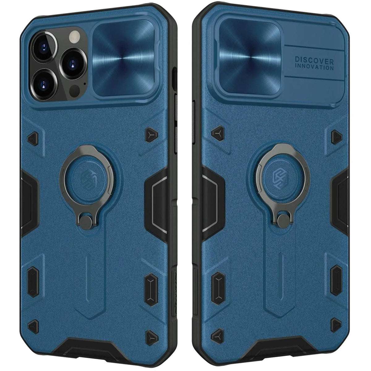 Aluminiowe etui do serii iPhone 13 — stojak z pierścieniem, osłona aparatu i podpórka