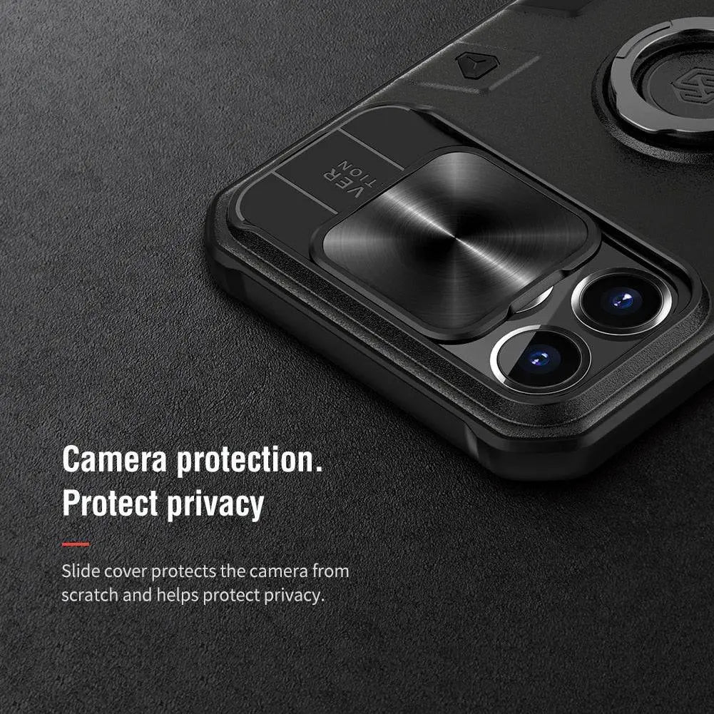 Aluminiowe etui do serii iPhone 13 — stojak z pierścieniem, osłona aparatu i podpórka