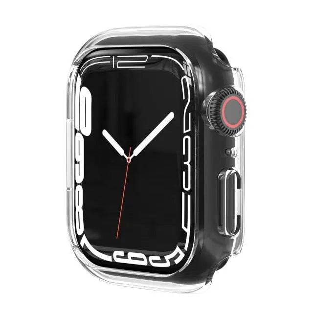 Polycarbonaat hoesje voor Apple Watch Series 7, 41mm/45mm + schermbescherming