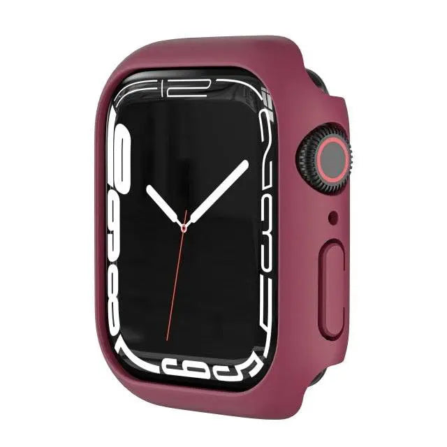 Polycarbonaat hoesje voor Apple Watch Series 7, 41mm/45mm + schermbescherming