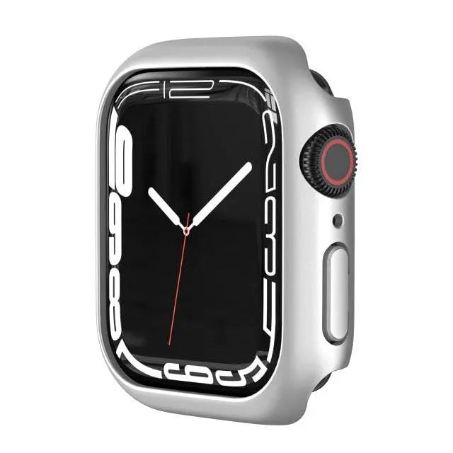 Polycarbonaat hoesje voor Apple Watch Series 7, 41mm/45mm + schermbescherming