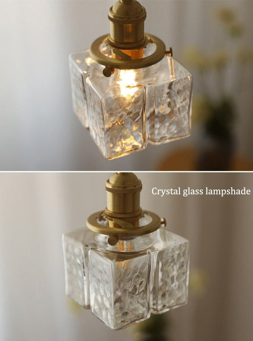 Adonia - Suspensions vintage en verre