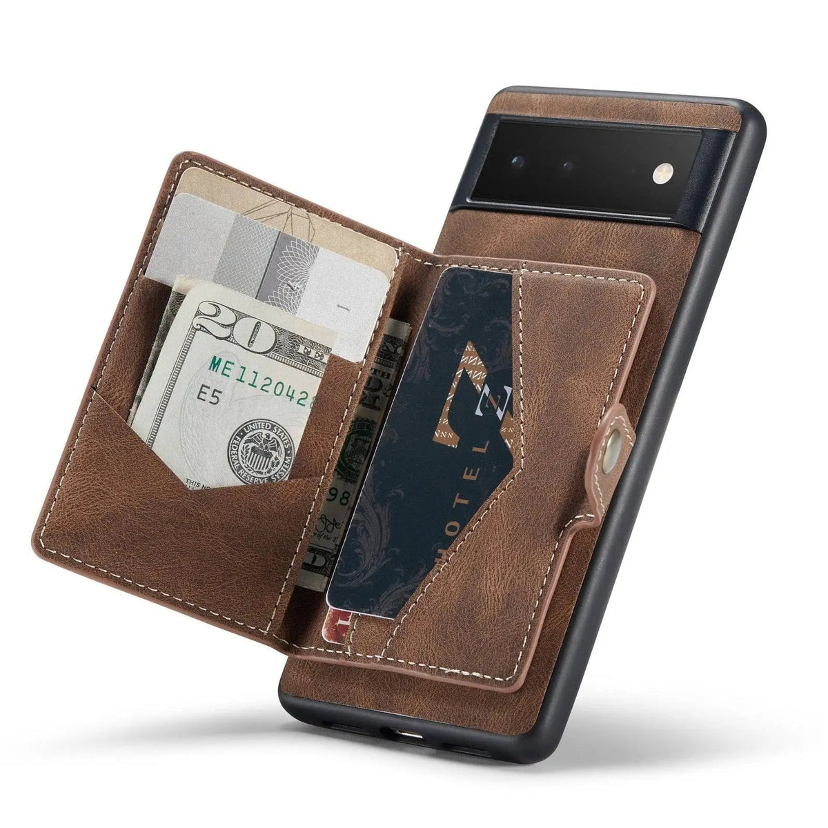 Funda tipo libro para Google Pixel 6 y Pixel 6 Pro — Ranuras para tarjetas, acabado premium