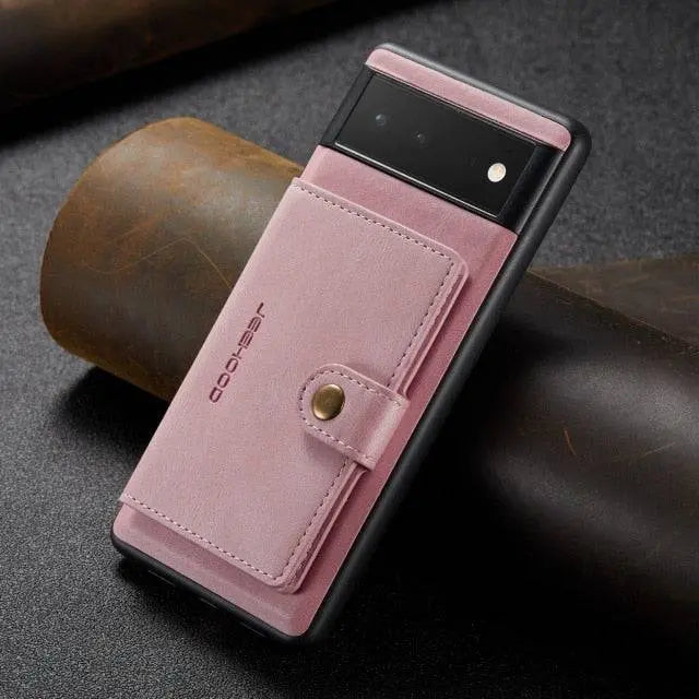 Funda tipo libro para Google Pixel 6 y Pixel 6 Pro — Ranuras para tarjetas, acabado premium